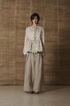 Mutedance 25 Spring/Summer Flower Pleated Pants MD-MD25SS97-LINEN